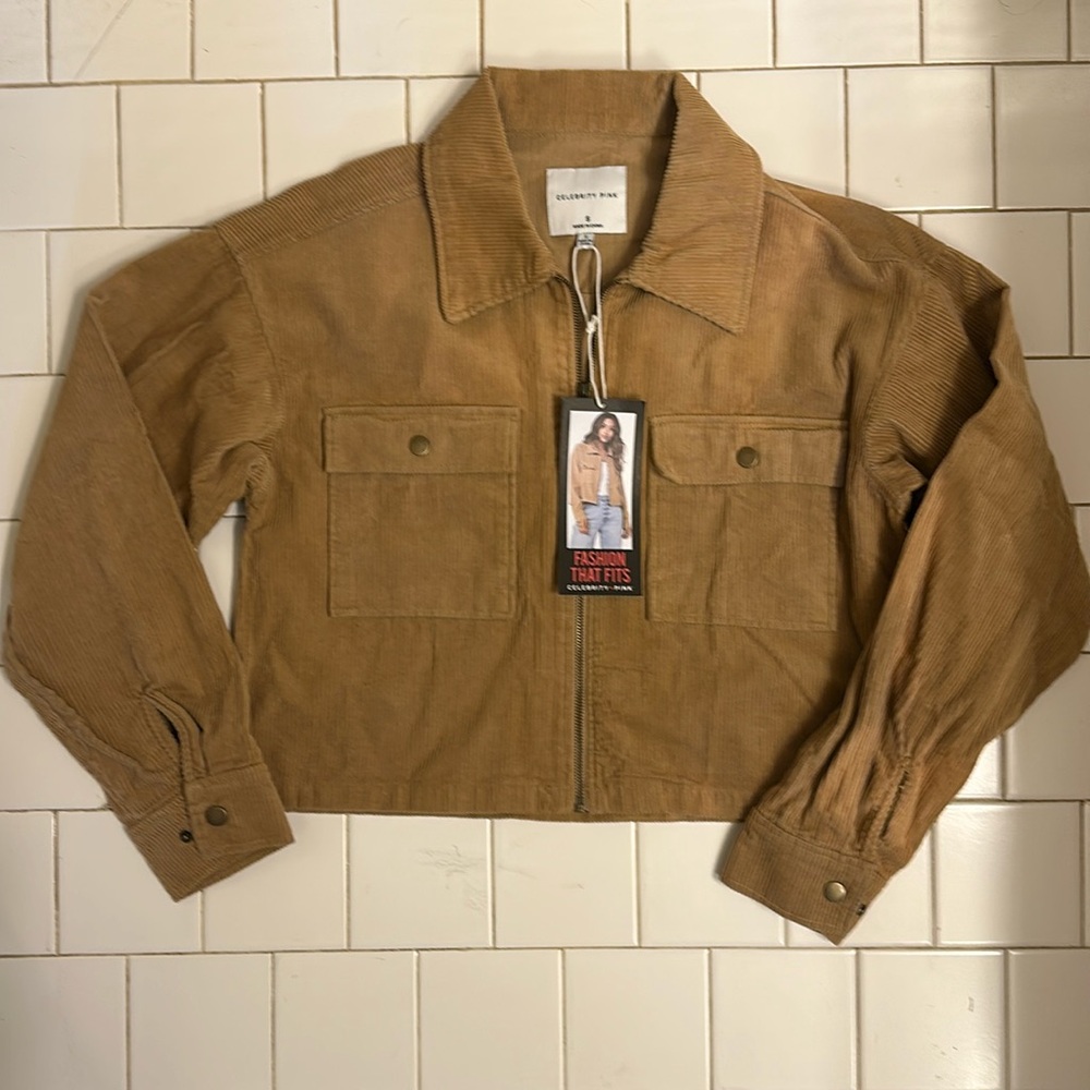 Celebrity Pink corduroy jacket Small NWT